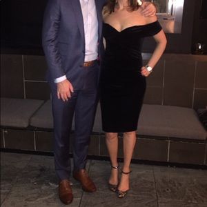 Bardot Black Velvet dress